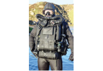 Fully enclosed submersible machine